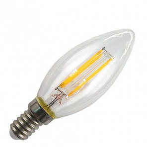 Світлодіодна лампа Biom C37 4 W E14 3000 K, фото 2