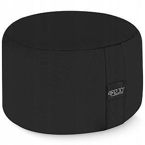 Подушка для йоги та медитації 4FIZJO Zafu кругла 32 x 20 см Black (P-5907739315540)