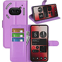 Чохол-книжка Litchie Wallet для Nothing Phone (2a) / (2a) Plus Violet