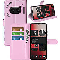 Чохол-книжка Litchie Wallet для Nothing Phone (2a) / (2a) Plus Light Pink