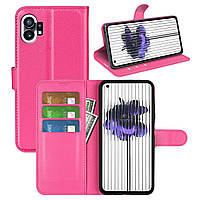 Чохол-книжка Litchie Wallet для Nothing Phone (1) Rose