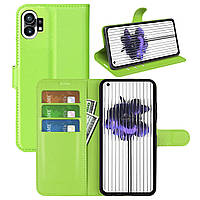 Чохол-книжка Litchie Wallet для Nothing Phone (1) Light Green