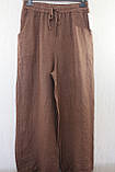 Штани жіночі льон з кишеньками, фото 4