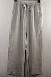 Штани жіночі льон з кишеньками, фото 3