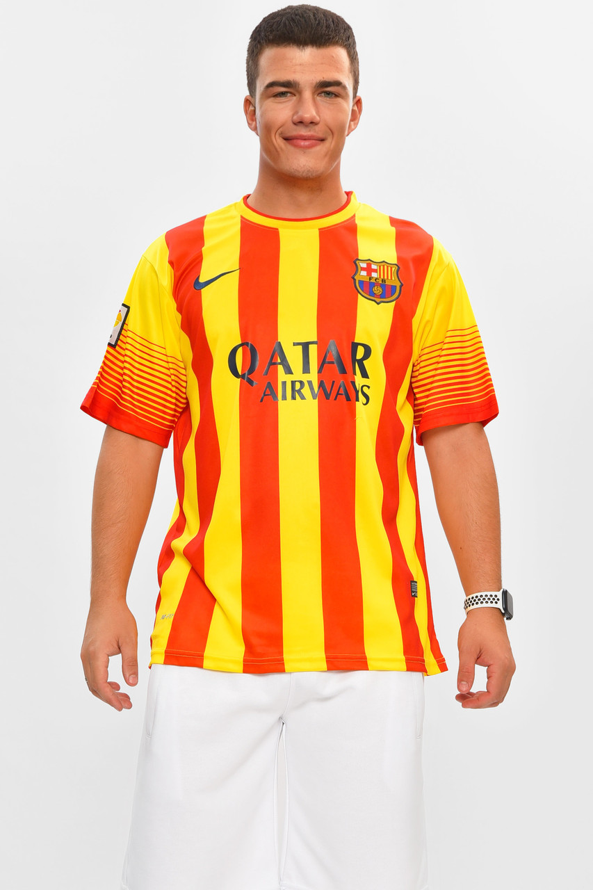 Футболка футбольна чоловіча червоного кольору з принтом р.XL 204483M, фото 1