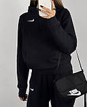 Костюм найк жіночий худі з капюшоном і джогери двонитка оверсайз 42-44 46-48, фото 4