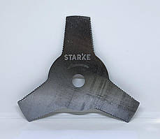 Диск STARKE 8131 255mm*25.4*3T ЧОРНИЙ (ШИРОКИЙ) для садового тримера (бензокоси) без твердосплавих н