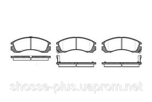 Передні гальмівні колодки Mitsubishi Outlander Lancer Pajreo