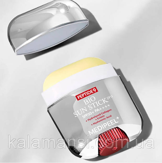 Пептидний сонцезахисний стик MEDIPEEL Peptide 9 Bio Sun Stick PRO SPF 50+ PA++++20 г, фото 1