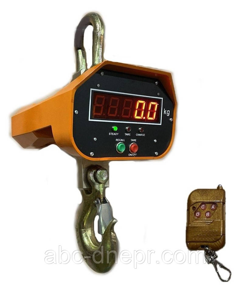 Кранові ваги 5 тонни для біг-бігів, мішків добрив насіння, фото 1