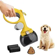 Автоматичний совок для прибирання собак Великий. Щипці для прибирання тварин YU227