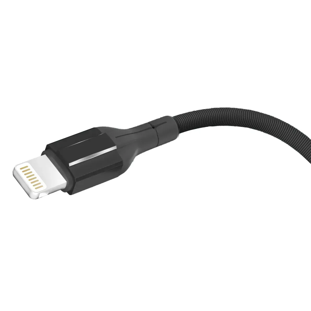 Кабель ANSTY S-032-I Lightning 3.1A 1.2M Black, фото 1