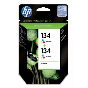 Картридж HP DJ 5743/6543 HP 134 Color (№134 + №134 2-Pack, C9505HE) відкрита упаковка