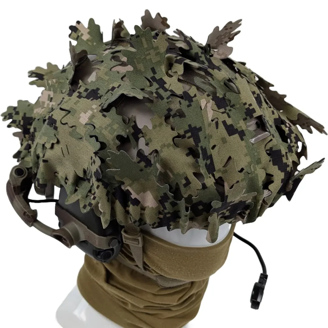 Кавер на шолом Rhizome Systems, Комплект: Лист Дуб, Колір: AOR1/AOR2, 020-001-09-03-AOR2, фото 1