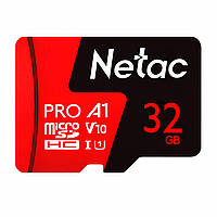 Карта памяти Netac 32GB microSD универсальная флеш карта для телефона и других устройств хранения данных