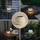 Садовий світильник на сонячній батареї підвісний вуличний ліхтар для декоративного освітлення саду та дачі, фото 6