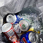 Термосумка для їжі 9 л GP 4336 водонепроникна сумка-холодильник для зберігання продуктів і напоїв, фото 5