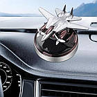 Автомобільний ароматизатор на сонячній батареї Літак AD-2351 G стильний освіжувач повітря для салону авто, фото 2