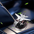 Автомобільний ароматизатор на сонячній батареї Літак AD-2351 G стильний освіжувач повітря для салону авто, фото 5