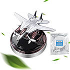 Автомобільний ароматизатор на сонячній батареї Літак AD-2351 G стильний освіжувач повітря для салону авто, фото 7