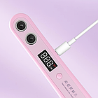 Електронний ростомір Зрістер PRO рожевий 200 см з акумулятором 500 мА·год для точного вимірювання росту в домашніх, фото 3