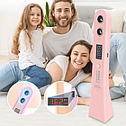 Електронний ростомір Зрістер PRO рожевий 200 см з акумулятором 500 мА·год для точного вимірювання росту в домашніх, фото 4