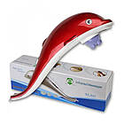 Інфрачервоний електромасажер для тіла Дельфін RF-889 DL117 червоний з функцією прогрівання та вібрації для спини, фото 7