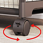 Підлогова вішалка для одягу SINGLE-POLE RACK 169х93х35 см зручна стійка для зберігання одягу в передпокої, фото 4