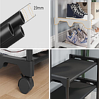 Підлогова вішалка для одягу SINGLE-POLE RACK 169х93х35 см зручна стійка для зберігання одягу в передпокої, фото 6