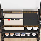 Підлогова вішалка для одягу SINGLE-POLE RACK 169х93х35 см зручна стійка для зберігання одягу в передпокої, фото 8