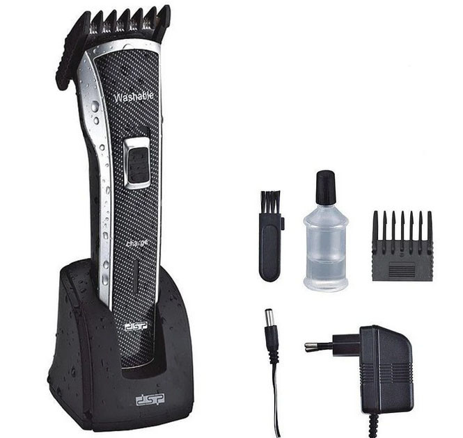 Професійний тример для стриження волосся DSP-90110 потужністю 3 Вт бездротова машинка для точного стриження, фото 1
