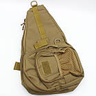 Рибальська сумка коричневого кольору 43х25 см із безліччю відділень для зберігання снастей і аксесуарів, фото 10