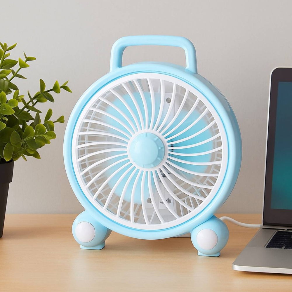Настільний вентилятор 25W 28х22 см модель 2553 компактний і тихий мінівентилятор для дому та офісу, фото 1