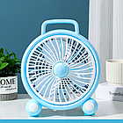 Настільний вентилятор 25W 28х22 см модель 2553 компактний і тихий мінівентилятор для дому та офісу, фото 2