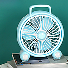 Настільний вентилятор 25W 28х22 см модель 2553 компактний і тихий мінівентилятор для дому та офісу, фото 5