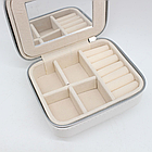 Скринька для прикрас 10x10x5 см компактний органайзер для зберігання біжутерії й аксесуарів, фото 5