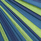 Підвісний гамак-крісло 130х100 см зручний одномісний садовий гамак гойдалки для відпочинку вдома та на вулиці, фото 4