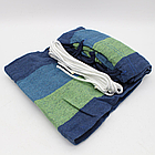 Підвісний гамак-крісло 130х100 см зручний одномісний садовий гамак гойдалки для відпочинку вдома та на вулиці, фото 7