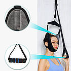 Шийний витяжник ОртоШея для зняття болю та напруження в шиї зручний шийний гамак, фото 7