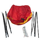 Намет пляжний тент Мушля WM-0T103 210×120×100 см жовто-червоний автоматична двомісна модель для, фото 8