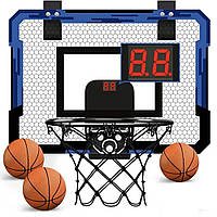 Баскетбольне кільце з електронним табло та м'ячем підвісне кільце для дитячої гри в баскетбол
