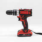 Акумуляторний шурупокрут із набором інструментів і 2 акумуляторами потужний бездротовий шурупокрут-дриль для, фото 3