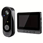 Бездротовий відеодомофон X8 4,3 дюйма з нічним баченням для безпеки будинку та контролю входу, фото 3