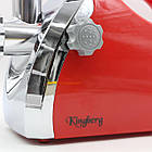Електром'ясорубка KB-2022 з функцією томатного преса 2500 Вт червона настільна електрична м'ясорубка для, фото 4