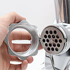 Електром'ясорубка KB-2022 з функцією томатного преса 2500 Вт червона настільна електрична м'ясорубка для, фото 7