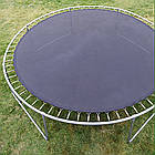 Дитячий батут круглий 128х49х25 см із внутрішньою захисною сіткою безпечний і компактний для ігор удома, фото 3