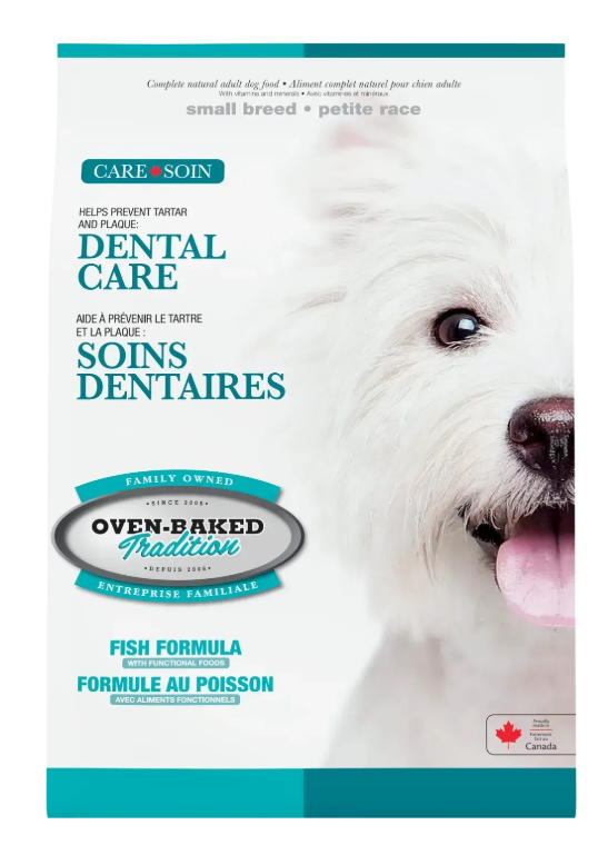 Oven-Baked Tradition Dental Сare – Овен-Бейкед корм для дорослих собак малих порід із рибою 4.54кг