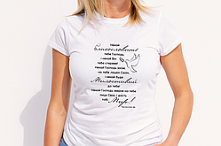 Футболка жіноча Нехай благословить тебе Господь