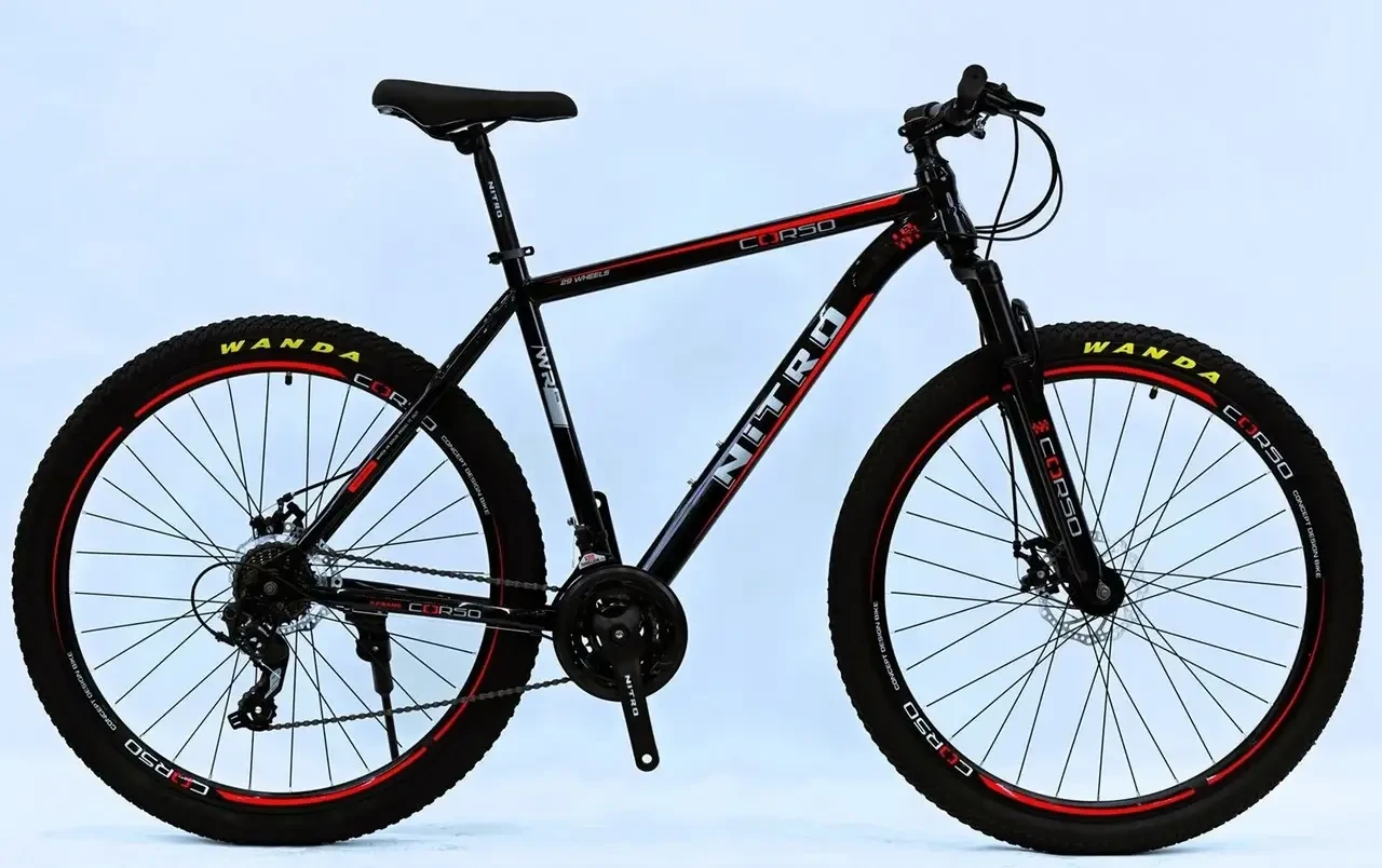 Спортивний велосипед Corso NEW «NITRO» 29" NT-63500, сталева рама 17", 21 швидкість, дискові гальма, фото 1