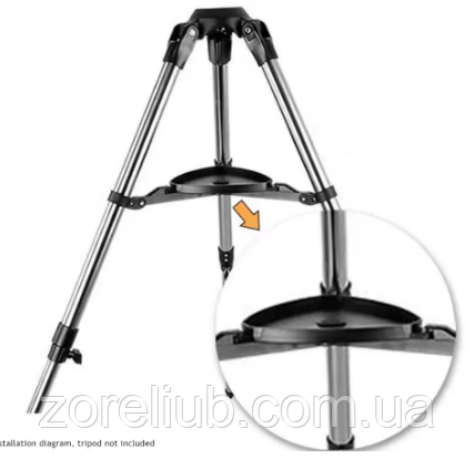 Лоток-полиця для аксесуарів телескопа Celestron 80DX 90DX 130DX 127SLT та інших із сумісним кріпленням, фото 1